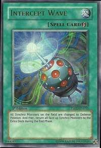 Intercept Wave - The Shining Darkness YuGiOh trading card