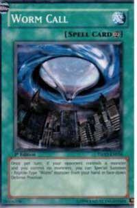 Worm Call - The Shining Darkness YuGiOh trading card