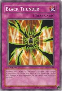 Black Thunder trading card from The Shining Darkness Black Thunder - The Shining Darkness YuGiOh trading card