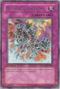 Infernity Inferno trading card from The Shining Darkness Infernity Inferno - The Shining Darkness YuGiOh trading card