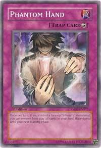 Phantom Hand - The Shining Darkness YuGiOh trading card