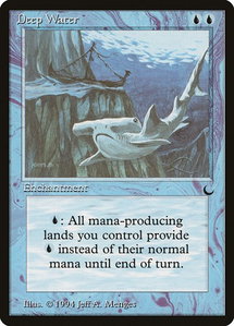 Deep Water - The Dark (DRK) #23 - Common Magic: The Gathering Trading Card
