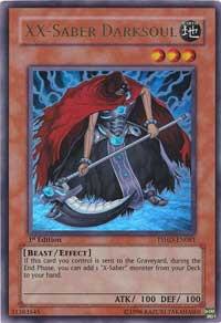 XX-Saber Darksoul - The Shining Darkness YuGiOh trading card