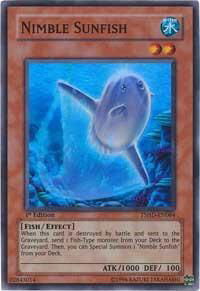 Nimble Sunfish - The Shining Darkness (TSHD) #TSHD-EN084 - Super Rare YuGiOh Trading Card