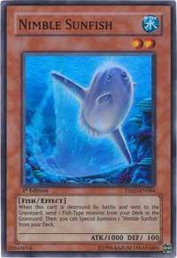 Nimble Sunfish - The Shining Darkness YuGiOh trading card