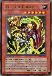 Akz, the Pumer - The Shining Darkness (TSHD) #TSHD-EN085 - Rare YuGiOh Trading Card