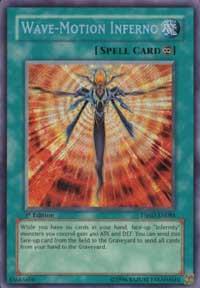 Wave-Motion Inferno - The Shining Darkness YuGiOh trading card