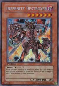Infernity Destroyer - The Shining Darkness YuGiOh trading card