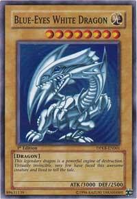 Blue-Eyes White Dragon trading card from Duelist Pack: Kaiba Blue-Eyes White Dragon - Duelist Pack: Kaiba YuGiOh trading card