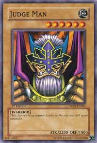 Judge Man trading card from Duelist Pack: Kaiba Judge Man - Duelist Pack: Kaiba YuGiOh trading card