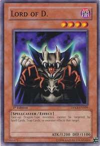 Lord of D. trading card from Duelist Pack: Kaiba Lord of D. - Duelist Pack: Kaiba YuGiOh trading card