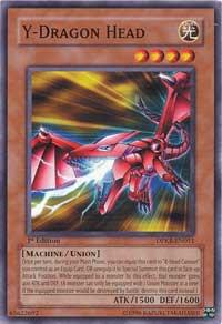 Y-Dragon Head trading card from Duelist Pack: Kaiba Y-Dragon Head - Duelist Pack: Kaiba YuGiOh trading card