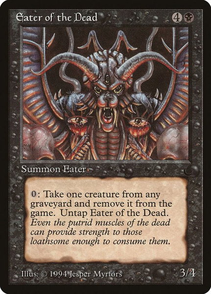 Eater of the Dead - The Dark Magic: The Gathering trading card
