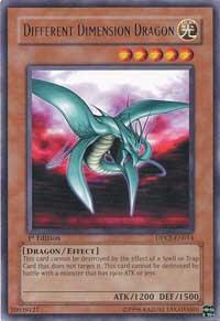 Different Dimension Dragon trading card from Duelist Pack: Kaiba Different Dimension Dragon - Duelist Pack: Kaiba YuGiOh trading card