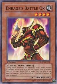 Enraged Battle Ox - Duelist Pack: Kaiba (DPKB) #DPKB-EN018 - Common / Short Print YuGiOh Trading Card