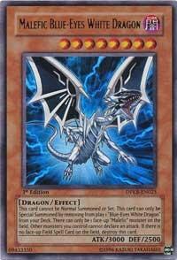 Malefic Blue-Eyes White Dragon - Duelist Pack: Kaiba (DPKB) #DPKB-EN023 - Ultra Rare YuGiOh Trading Card