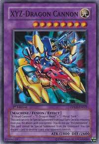 XYZ-Dragon Cannon trading card from Duelist Pack: Kaiba XYZ-Dragon Cannon - Duelist Pack: Kaiba YuGiOh trading card
