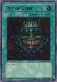 Pot of Greed (UTR) - Duelist Pack: Kaiba (DPKB) #DPKB-EN029 - Ultimate Rare YuGiOh Trading Card