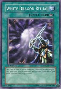 White Dragon Ritual trading card from Duelist Pack: Kaiba White Dragon Ritual - Duelist Pack: Kaiba YuGiOh trading card