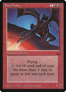 Fire Drake - The Dark (DRK) #62 - Uncommon Magic: The Gathering Trading Card