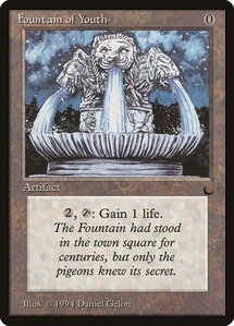 Fountain of Youth - The Dark (DRK) #null - Uncommon Magic: The Gathering Trading Card