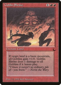 Goblin Shrine - The Dark (DRK) #68 - Common Magic: The Gathering Trading Card