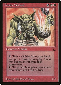 Goblin Wizard - The Dark (DRK) #69 - Rare Magic: The Gathering Trading Card