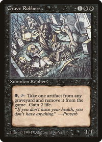 Grave Robbers - The Dark (DRK) #46 - Rare Magic: The Gathering Trading Card