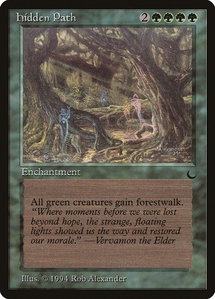 Hidden Path - The Dark (DRK) #78 - Rare Magic: The Gathering Trading Card