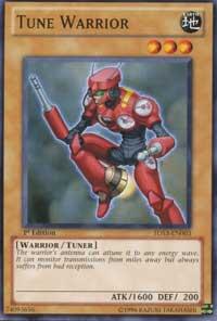 Tune Warrior trading card from Starter Deck: Duelist Toolbox Tune Warrior - Starter Deck: Duelist Toolbox YuGiOh trading card