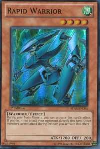 Rapid Warrior trading card from Starter Deck: Duelist Toolbox Rapid Warrior - Starter Deck: Duelist Toolbox YuGiOh trading card