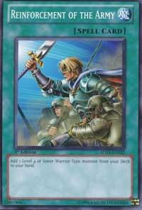 Reinforcement of the Army trading card from Starter Deck: Duelist Toolbox Reinforcement of the Army - Starter Deck: Duelist Toolbox YuGiOh trading card