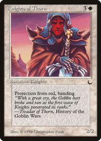 Knights of Thorn - The Dark (DRK) #11 - Rare Magic: The Gathering Trading Card