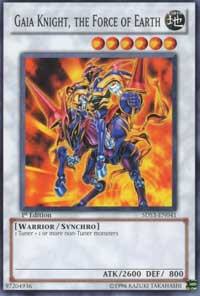 Gaia Knight, the Force of Earth - Starter Deck: Duelist Toolbox YuGiOh trading card