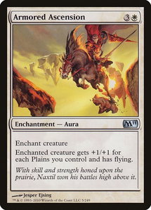 Armored Ascension - Magic 2011 (M11) (M11) #5 - Uncommon Magic: The Gathering Trading Card