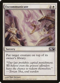 Excommunicate - Magic 2011 (M11) (M11) #14 - Common Magic: The Gathering Trading Card