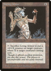 Living Armor - The Dark (DRK) #null - Uncommon Magic: The Gathering Trading Card
