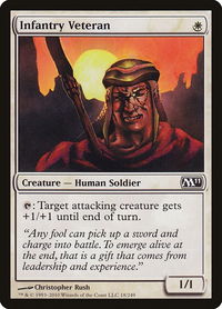 Infantry Veteran - Magic 2011 (M11) (M11) #18 - Common Magic: The Gathering Trading Card