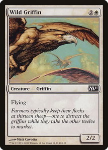 Wild Griffin - Magic 2011 (M11) (M11) #40 - Common Magic: The Gathering Trading Card