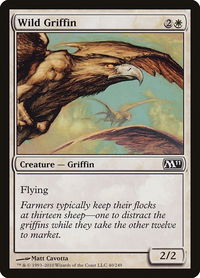 Wild Griffin - Magic 2011 (M11) (M11) #40 - Common Magic: The Gathering Trading Card
