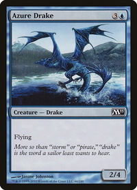 Azure Drake - Magic 2011 (M11) (M11) #46 - Common Magic: The Gathering Trading Card