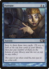 Foresee - Magic 2011 (M11) (M11) #54 - Common Magic: The Gathering Trading Card
