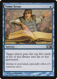 Tome Scour - Magic 2011 (M11) (M11) #76 - Common Magic: The Gathering Trading Card