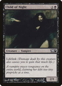 Child of Night - Magic 2011 (M11) (M11) #88 - Common Magic: The Gathering Trading Card