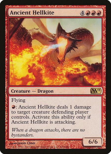Ancient Hellkite - Magic 2011 (M11) Magic: The Gathering trading card