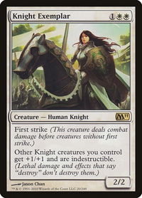 Knight Exemplar - Magic 2011 (M11) (M11) #20 - Rare Magic: The Gathering Trading Card