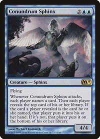 Conundrum Sphinx - Magic 2011 (M11) (M11) #51 - Rare Magic: The Gathering Trading Card
