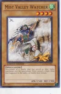 Mist Valley Watcher trading card from Gold Series 3 Mist Valley Watcher - Gold Series 3 YuGiOh trading card