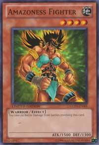 Amazoness Fighter - Gold Series 3 (GLD3) #GLD3-EN005 - Common / Short Print YuGiOh Trading Card