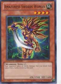 Amazoness Swords Woman - Gold Series 3 YuGiOh trading card